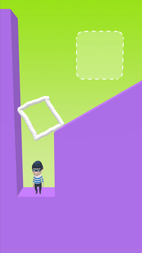 Draw & Hit: Kick the Robber! - Gameplay image of android game