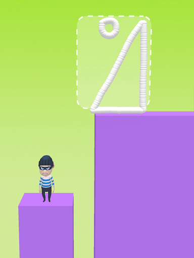 Draw & Hit: Kick the Robber! - Gameplay image of android game