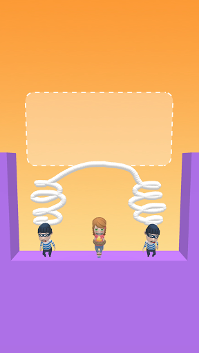 Draw & Hit: Kick the Robber! - Gameplay image of android game