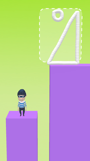 Draw & Hit: Kick the Robber! - Gameplay image of android game