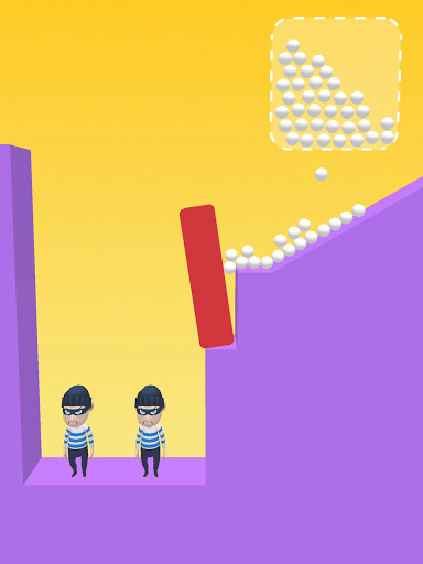 Draw & Hit: Kick the Robber! - Gameplay image of android game