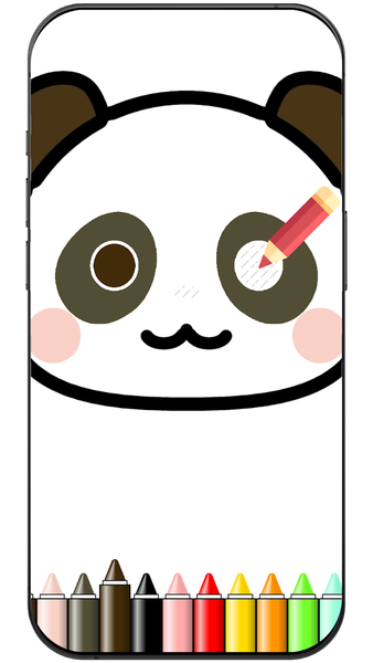 Painting Line:Color in animal - Gameplay image of android game