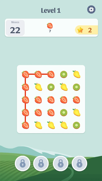 Fruit Match Blast: Link Line - Gameplay image of android game