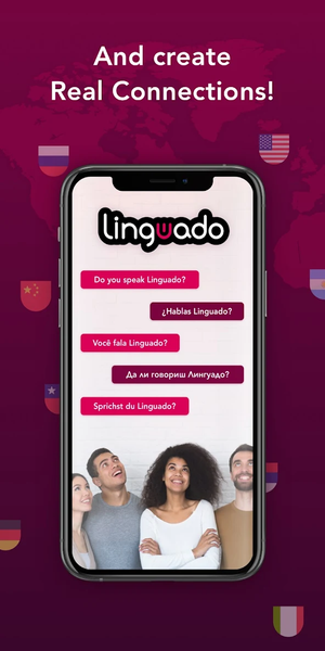 Linguado - Language Community - عکس برنامه موبایلی اندروید