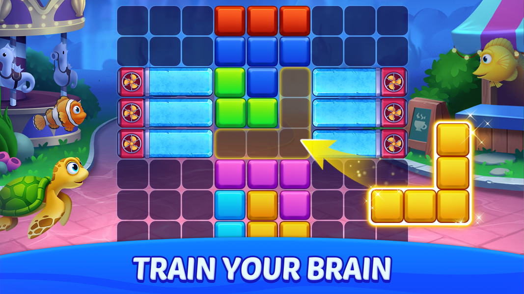 Block Puzzle Ocean - Gameplay image of android game