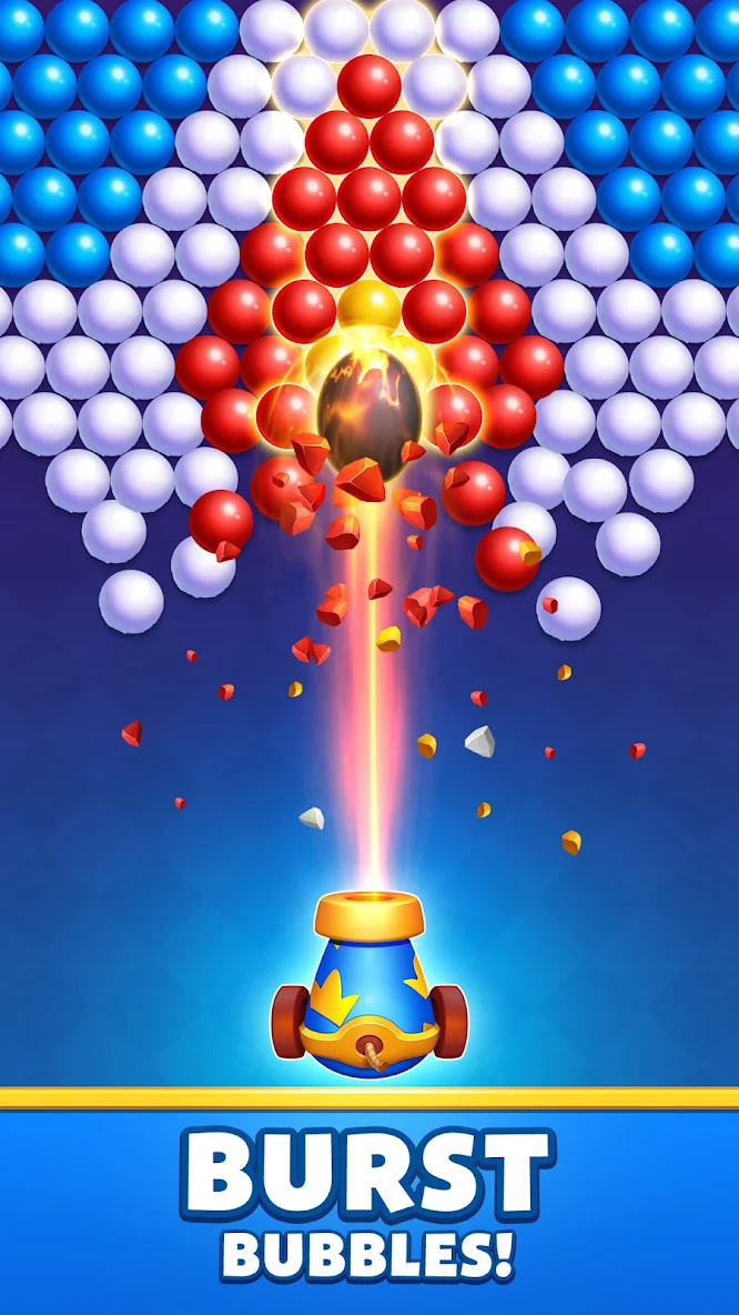 Bubble Shooter Royal Pop Game for Android