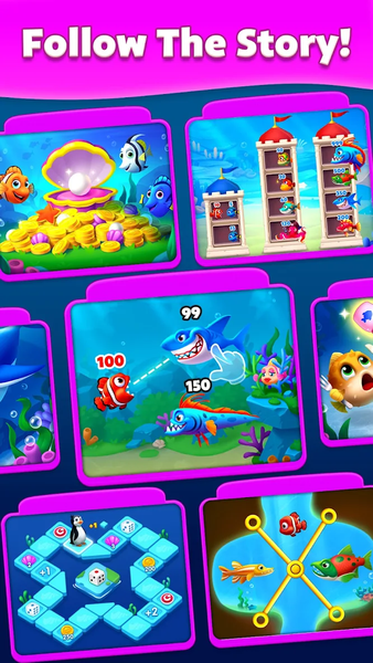 Solitaire Fish - عکس بازی موبایلی اندروید