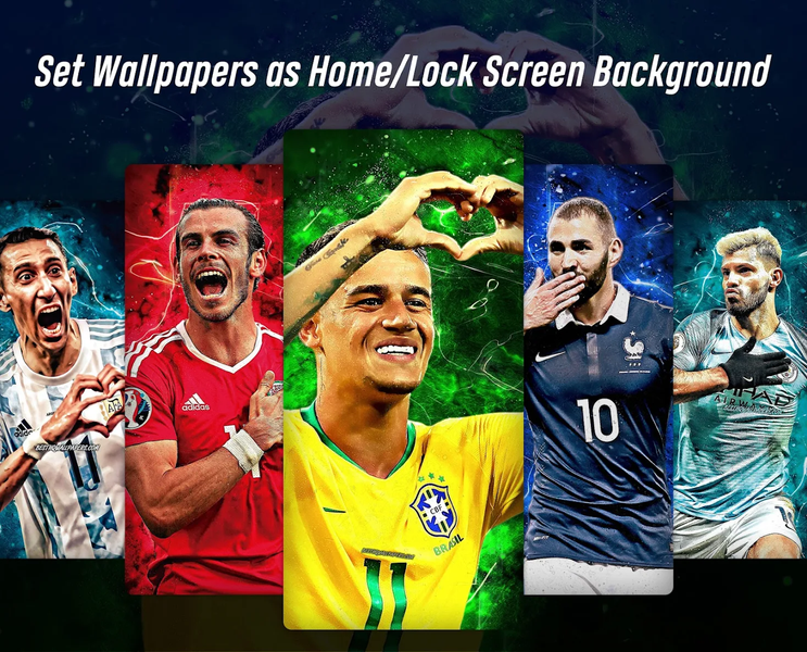 Football Wallpaper HD ۴K ۲۰۲۵ - عکس برنامه موبایلی اندروید