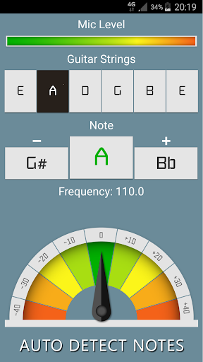 Guitar Tuner - Image screenshot of android app