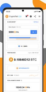 CryptoTab Lite — Get Bitcoin in your wallet - عکس برنامه موبایلی اندروید