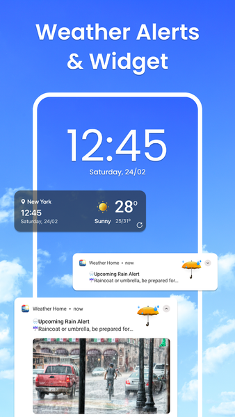 Weather Home: Hourly, Radar - عکس برنامه موبایلی اندروید
