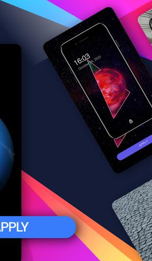 AMOLED Wallpaper: 3D Themes & - Image screenshot of android app