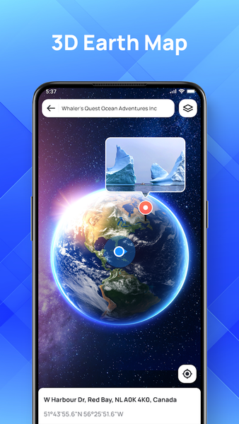 Live Satellite Map: Earth Cam - عکس برنامه موبایلی اندروید