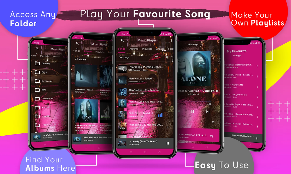 Music Player - Mp3 player - عکس برنامه موبایلی اندروید