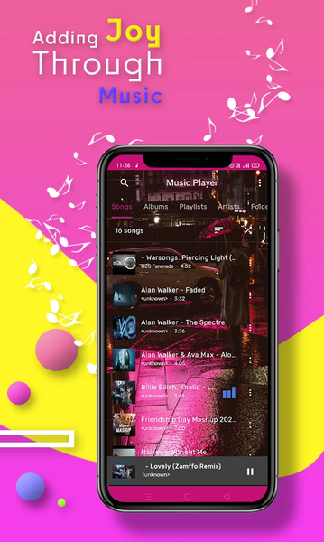 Music Player - Mp3 player - عکس برنامه موبایلی اندروید