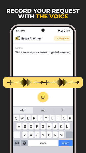 AI Writing: Essay - Image screenshot of android app