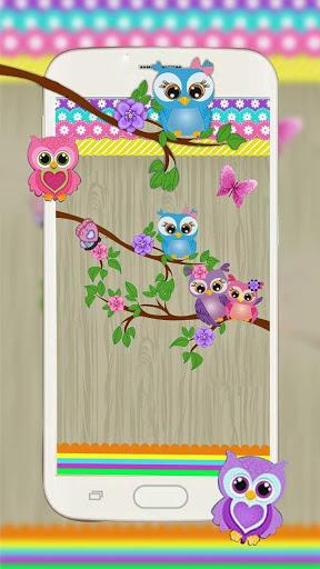 Fanciful Owl Live Wallpaper - Image screenshot of android app