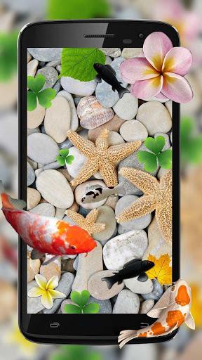 KOI Cool Fish Live Wallpaper - Image screenshot of android app