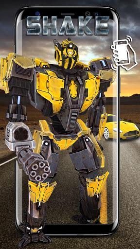 (3D Transformation)  Robot Battle 3D Theme - Image screenshot of android app