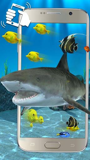 ۳D Ocean Shark Theme(shake&get effect) - عکس برنامه موبایلی اندروید