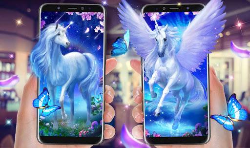 Graceful Unicorn Live Wallpaper - عکس برنامه موبایلی اندروید