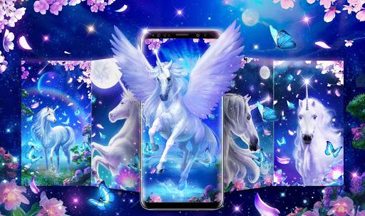 Graceful Unicorn Live Wallpaper - عکس برنامه موبایلی اندروید