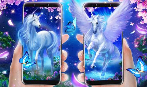 Graceful Unicorn Live Wallpaper - عکس برنامه موبایلی اندروید