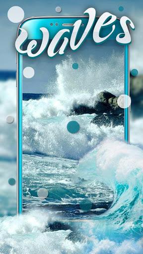 Ocean waves Live Wallpaper - Image screenshot of android app