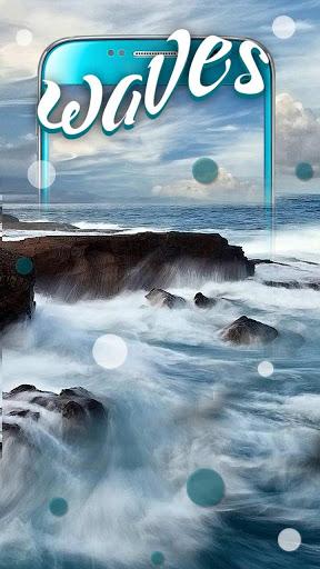 Ocean waves Live Wallpaper - Image screenshot of android app