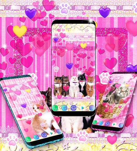 100+] Pink Cat Wallpapers | Wallpapers.com