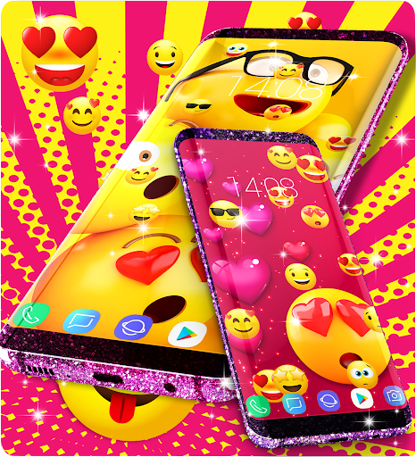 Funny smiley emoji wallpapers - عکس برنامه موبایلی اندروید