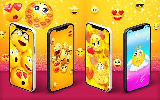 Funny smiley emoji wallpapers - Image screenshot of android app