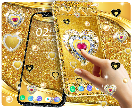 Gold live wallpaper - عکس برنامه موبایلی اندروید