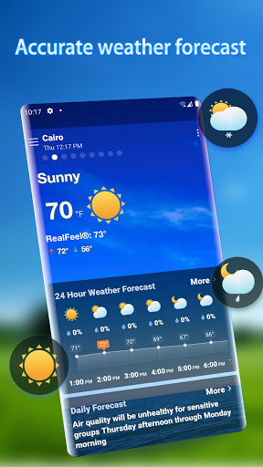 Local Weather Alerts - Widget - عکس برنامه موبایلی اندروید