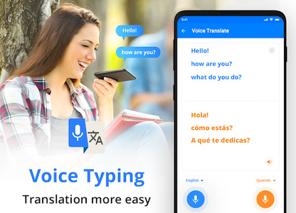 Translate App - Voice and Text - عکس برنامه موبایلی اندروید
