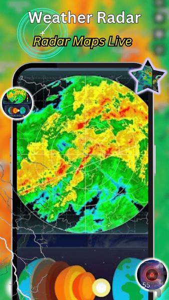 Weather - Live Radar ۲۰۲۳ - عکس برنامه موبایلی اندروید