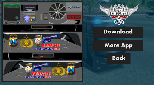 Livery bus Keamanan - Image screenshot of android app