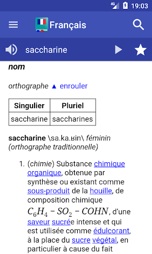 French Dictionary - Offline - عکس برنامه موبایلی اندروید
