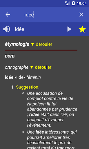 French Dictionary - Offline - Image screenshot of android app