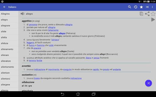 Italian Dictionary - Offline - Image screenshot of android app