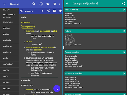 Italian Dictionary - Offline - Image screenshot of android app