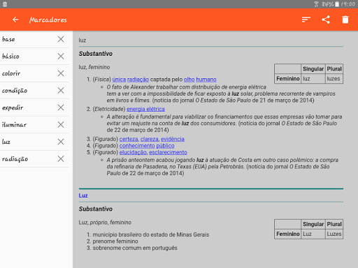 Portuguese Dictionary Offline - عکس برنامه موبایلی اندروید