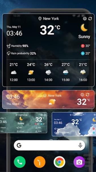 آب و هوای حرفه ای - Weather Local - عکس برنامه موبایلی اندروید