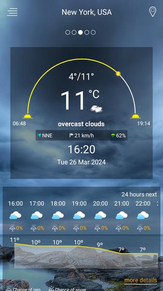 آب و هوای حرفه ای - Weather Local - Image screenshot of android app