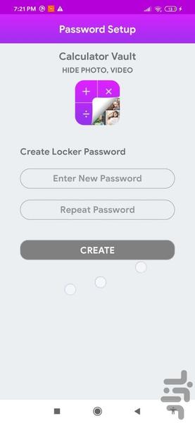 قفل عکسها - Image screenshot of android app