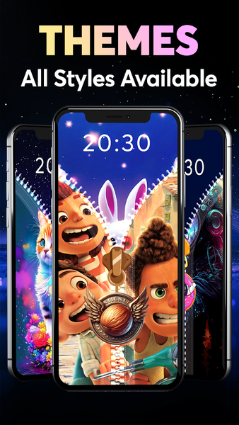 Zipper Lock Screen: Zip Locker - Image screenshot of android app