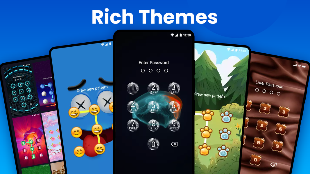 App lock - Fingerprint,Applock - عکس برنامه موبایلی اندروید