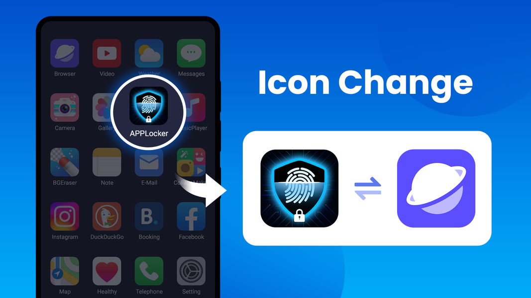 App lock - Fingerprint,Applock - عکس برنامه موبایلی اندروید