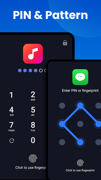App lock - Fingerprint,Applock - عکس برنامه موبایلی اندروید