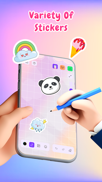 Lockscreen Drawing : Love Draw - Image screenshot of android app